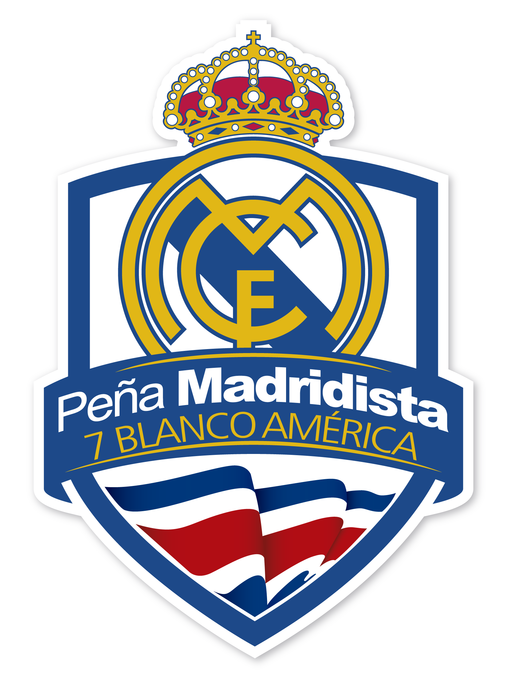 Peña Madridista Siete Blanco América